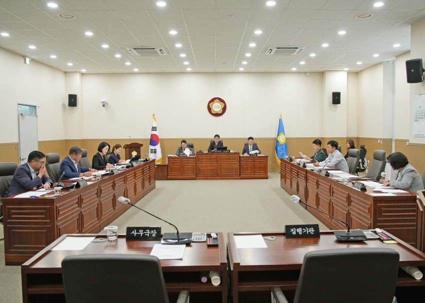 제259회 원주시의회(임시회) 제1차 의회운영위원회(2025.09.01.)