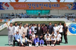 강원도민체육대회 격려방문(2008.6.14)