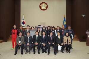 20100403-중국 단동시 체육국 방문