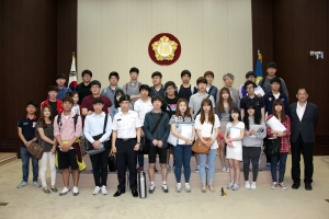 상지대학교 행정학부 학생 견학(2014.05.16.)