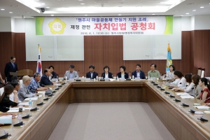 마을공동체 만들기 지원 조례 자치입법 공청회(2016.06.01.)