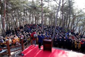 원주 소금산 출렁다리 개통식(2018.01.11.)