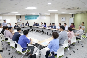 원주지역 사회적경제 발전을 위한 원주시의회 의원 감담회(2018.08.29.)