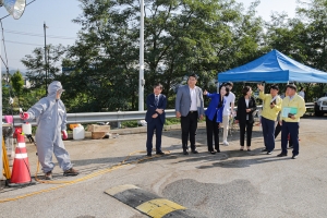 돼지열병 방역 초소 위문방문(2019.09.30.)