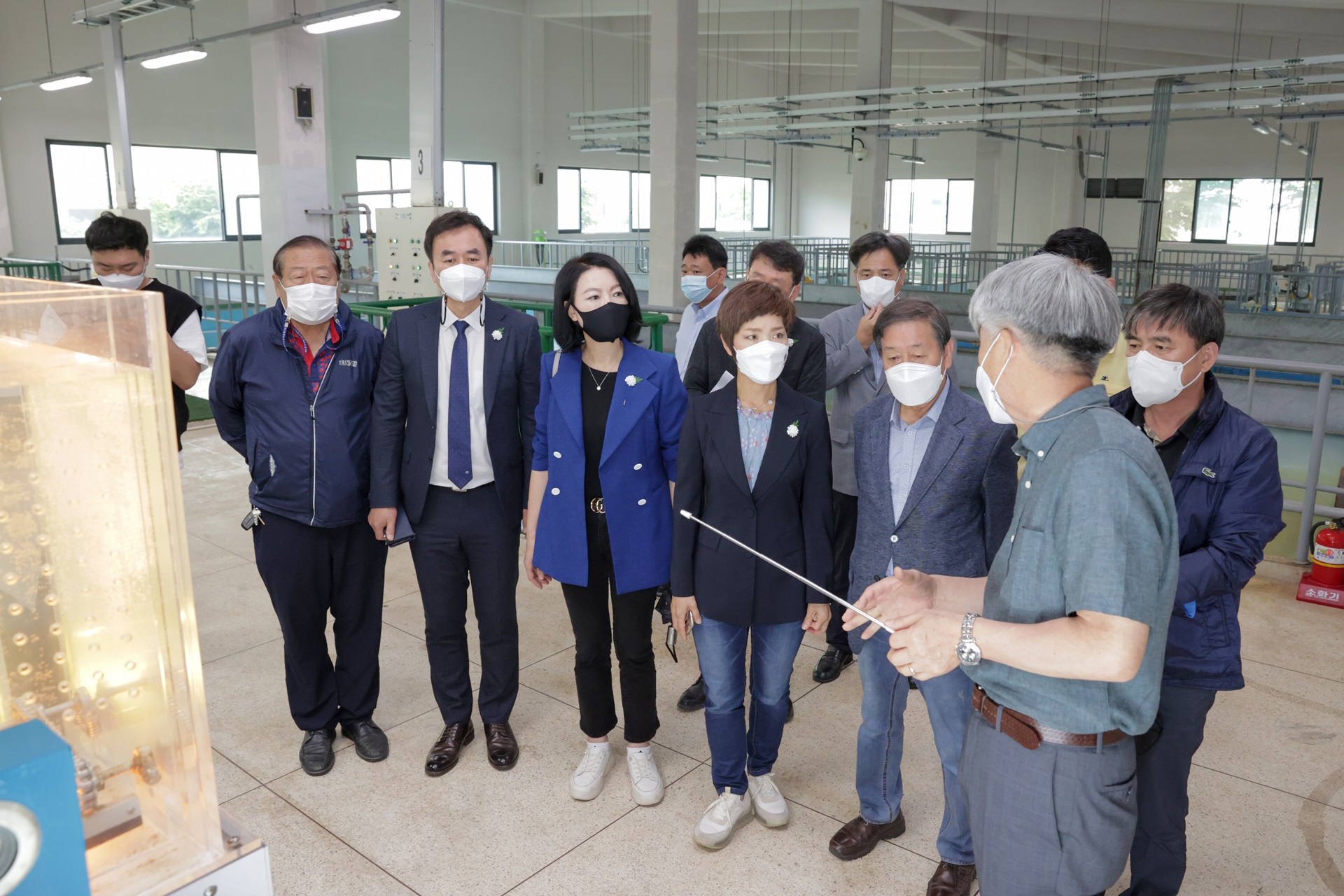 원주시의회 건설도시위원회 행정사무감사 첫날 횡성댐 상수원 취수지 현지 확인