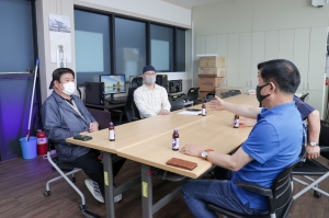 미로예술중앙시장 간담회 및 공사 현장 확인(2021.07.05.)