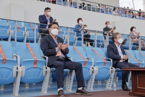 문화체육관광연구회 강원 FC 원주 경기 환영(2021.09.19.)