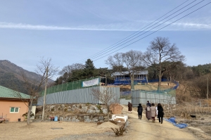 칠봉서원 복원사업 현장공개(2022.01.05.)