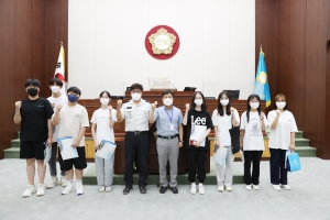 학곡 청소년자율방범대 의회 견학(2022.07.25)