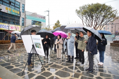 산업경제위원회 단계생태하천 현장 확인(2024.02.21.)