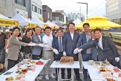 우산천 주말야시장 개장식(2024.08.31.)