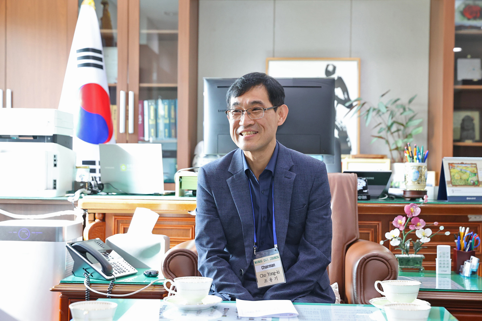 라오스 비엔티안 사이타니구 방문단 원주시의회 예방(2025.09.29.)_3