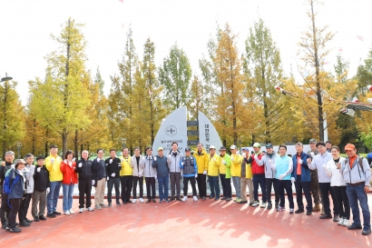 국제걷기대회 원주개최 30주년 기념비 제막식(2025.10.25.)